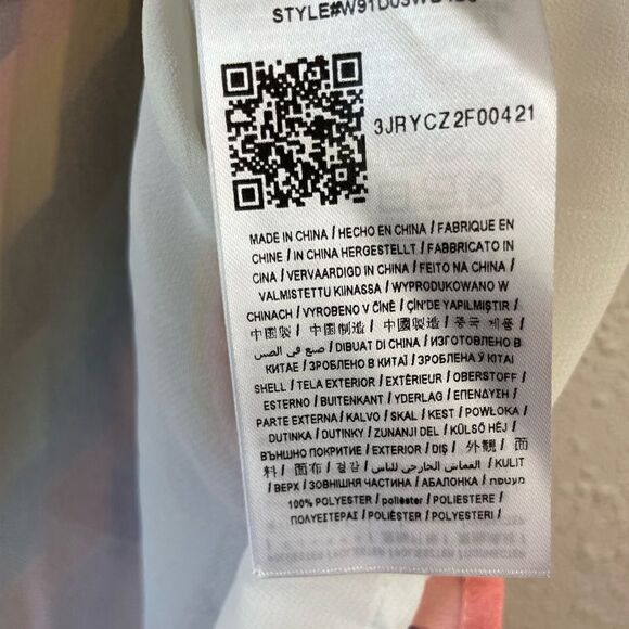 NWT Guess Rainbow Pleated Nazarene Skirt Size 29 - Picture 9 of 9